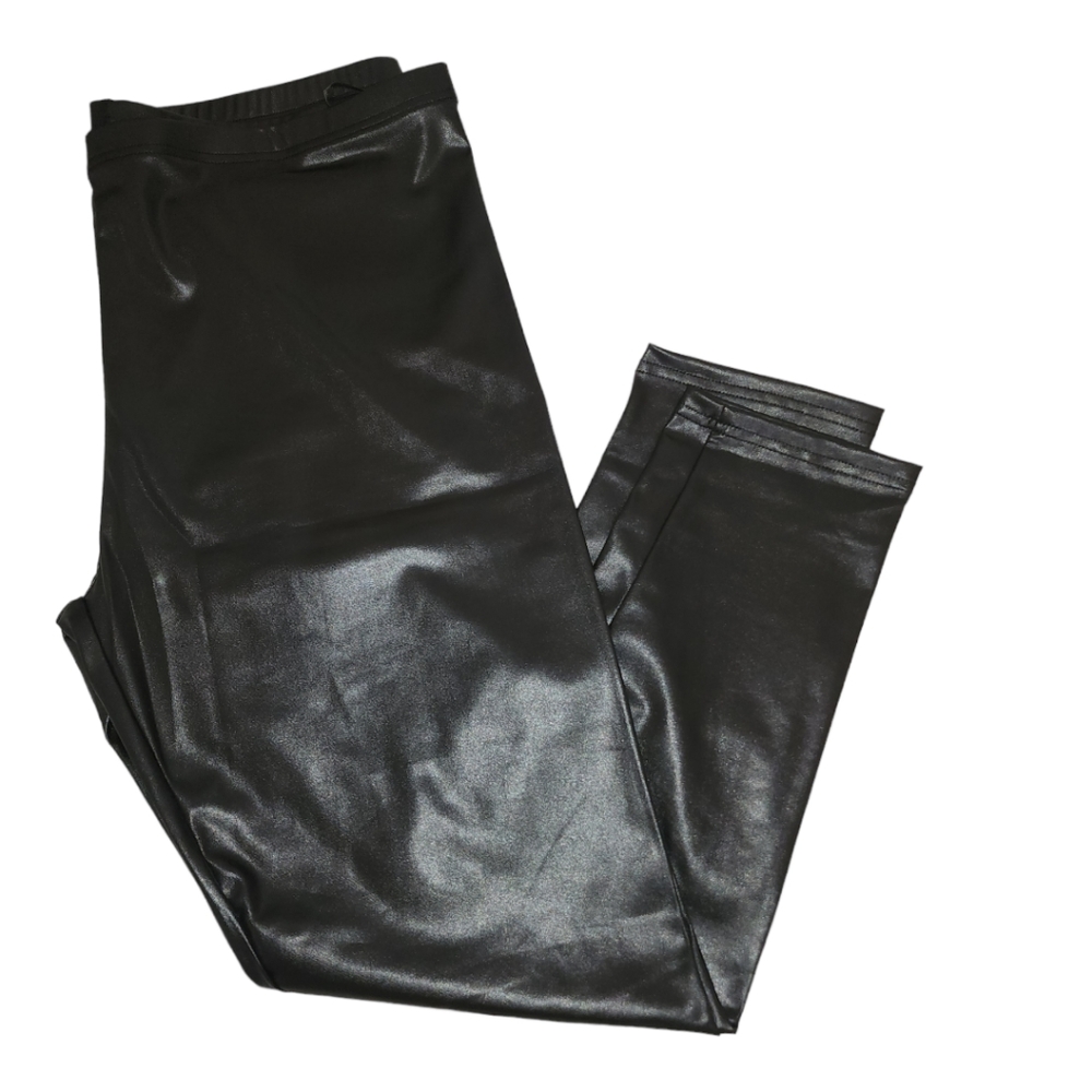 Black Soft Faux Leather Leggings Plus Sizes 2xl and 3xl NWOT